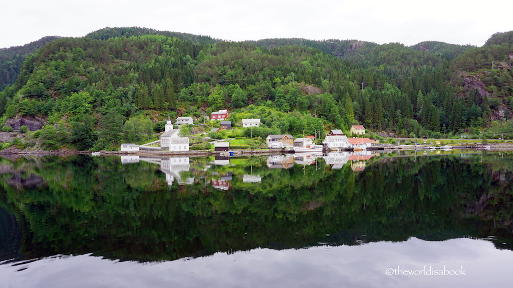 Ostefjord village Norway