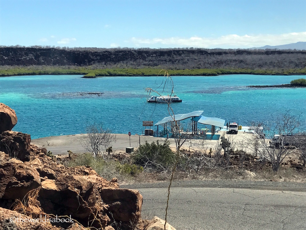 Galapagos Baltra port dock