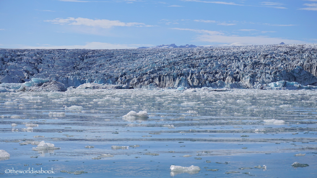 Jokulsarlon Glacier Lagoon with ice chunks
