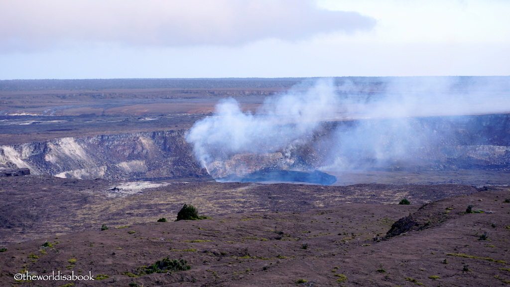 Kilauea crater Volcanoes National Park