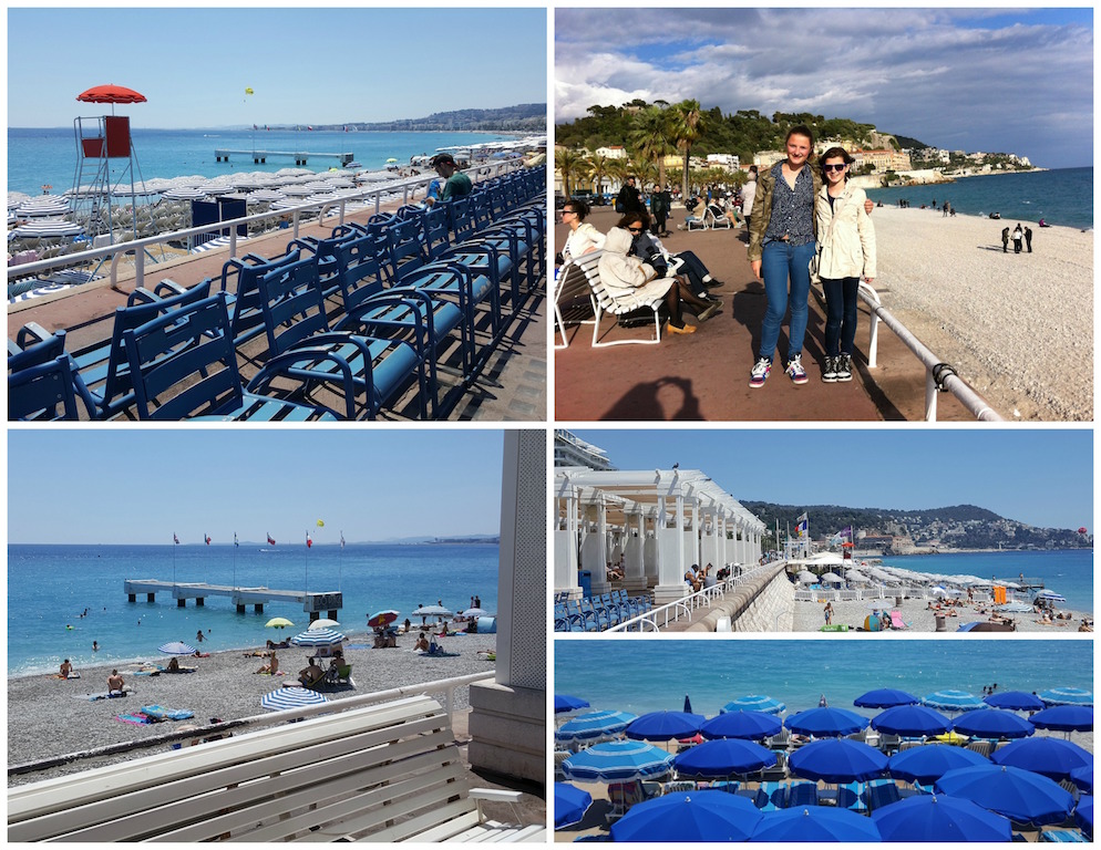 Promenade des Anglais beach Nice