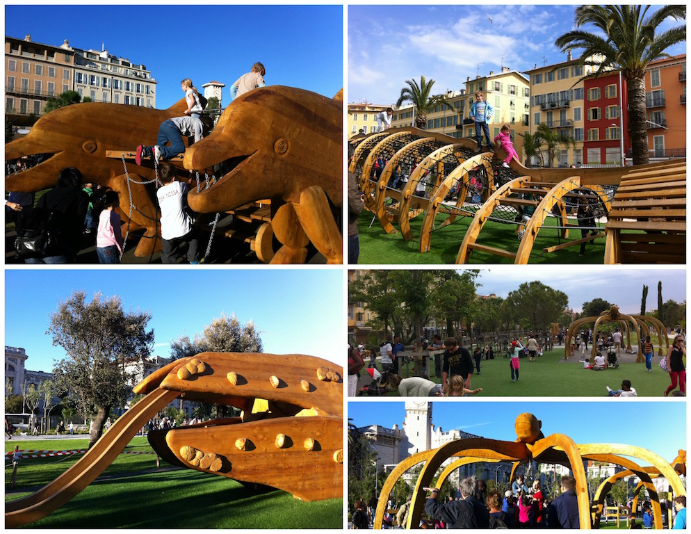 Promenade du Paillon Nice kids play area