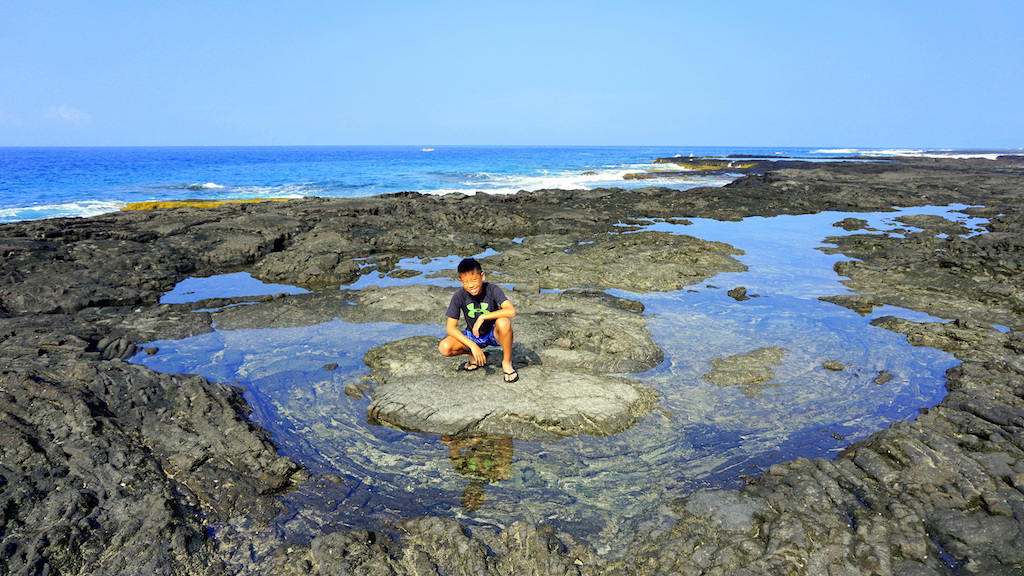 Puuhonua o Honaunau National Historic Park with kids