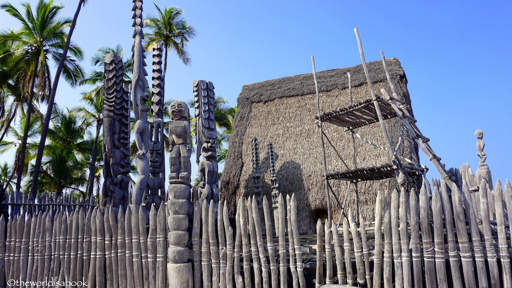 Puʻuhonua o Hōnaunau National Historical Park temple