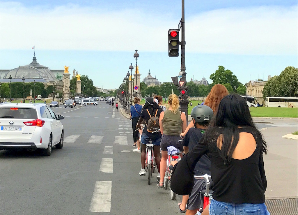 Fat Tire Bike tour Paris with kids
