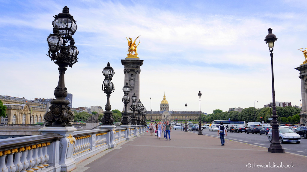 Paris Pont Alexander III bridge