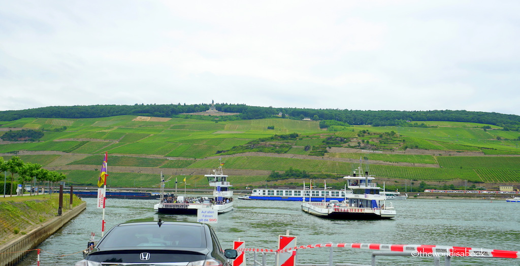 Bingen to Rudesheim car ferry