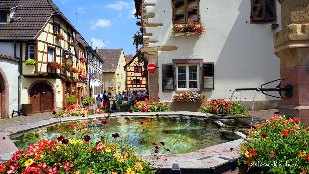 Eguisheim fountain