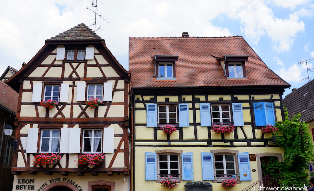 Eguisheim houses Alsace France