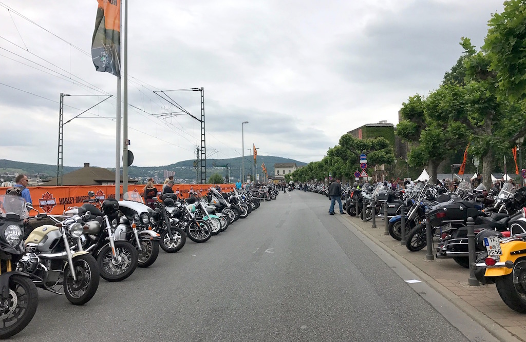 Harley Davidson event Rudesheim