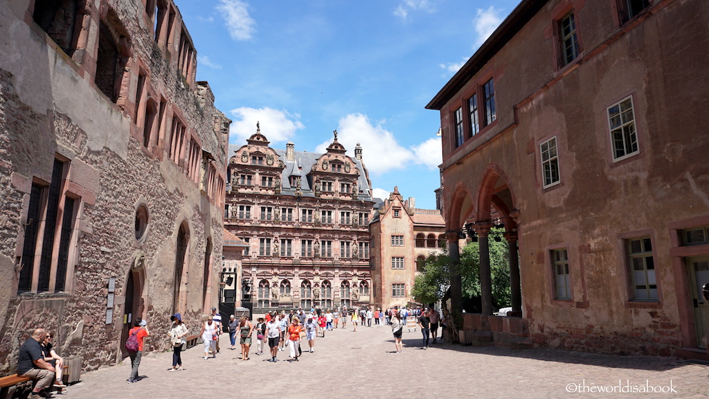 Heidelberg Castle courtyard