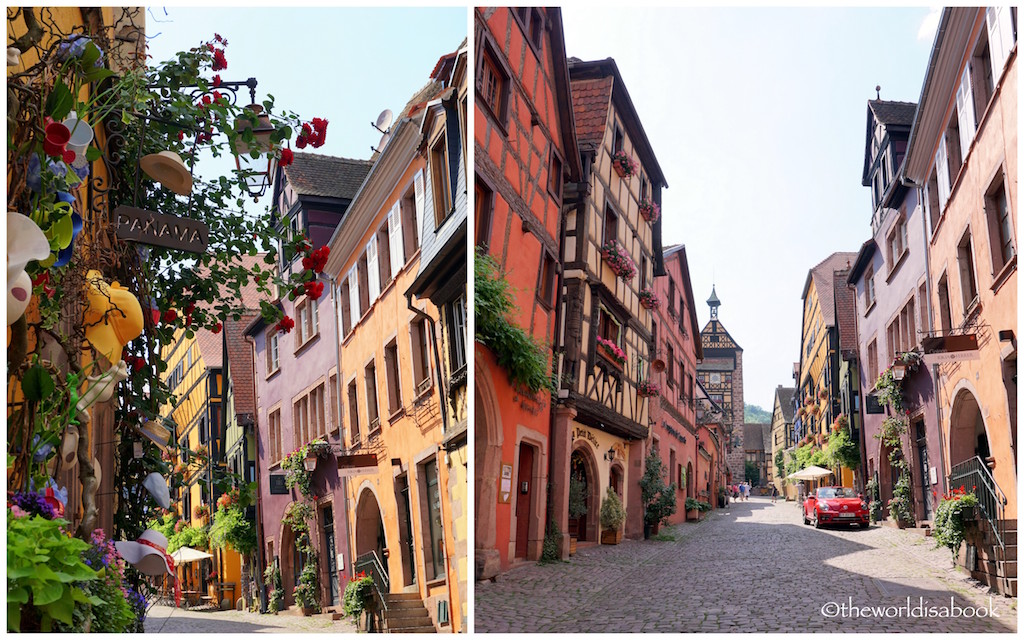 Riquewihr colorful streets