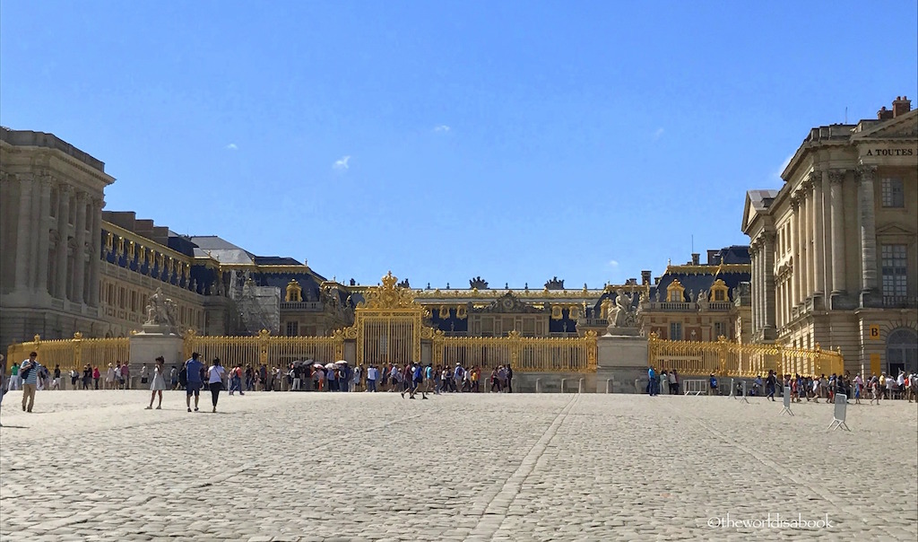 Palace of Versailles front