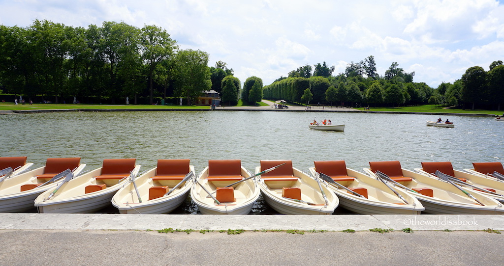 Versailles Canal row boats