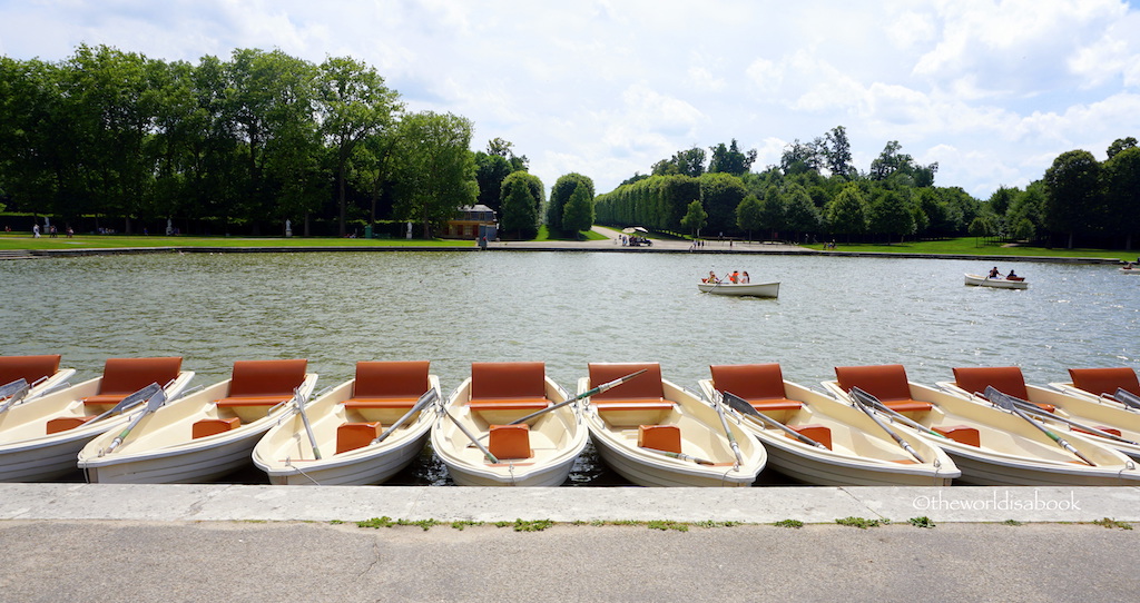 Versailles Canal row boats