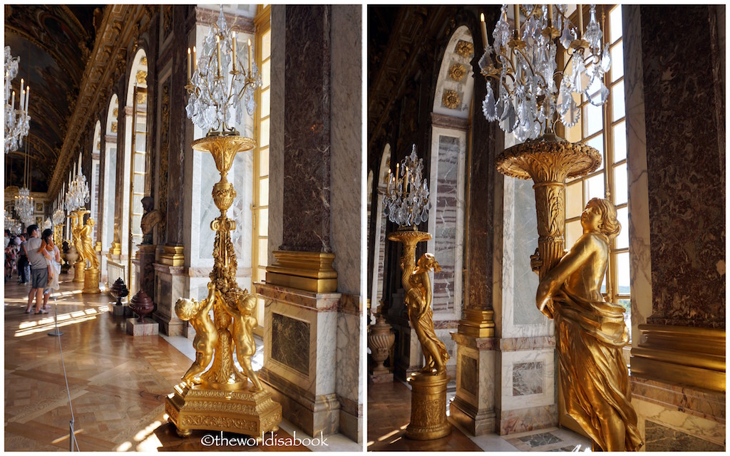 Versailles Hall of mirrors sculptures