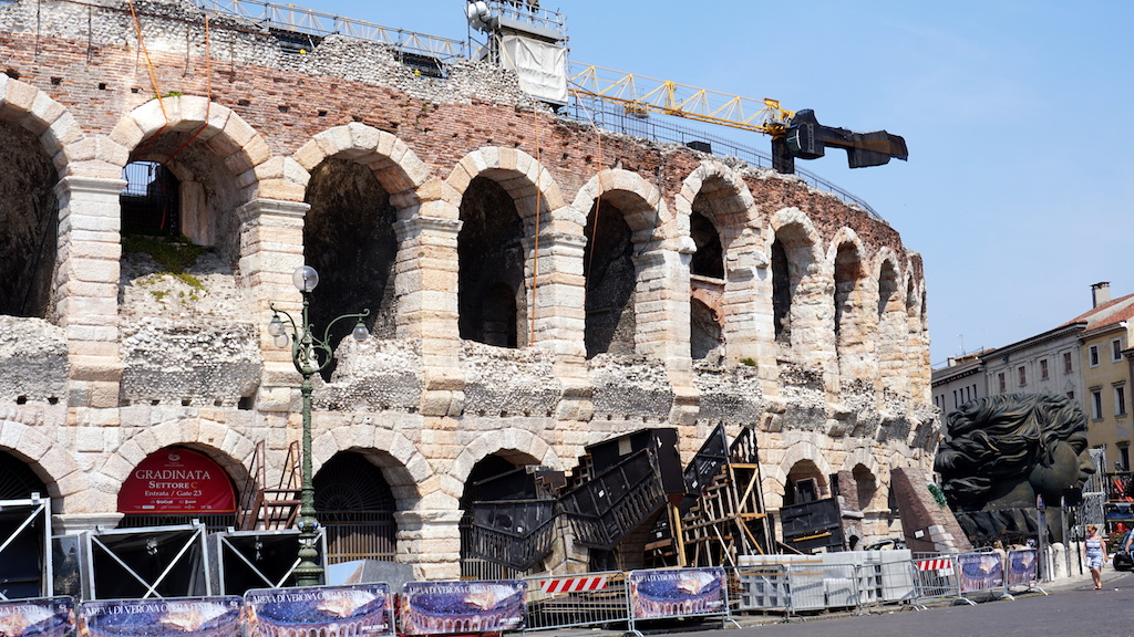 Verona Arena Opera Festival props