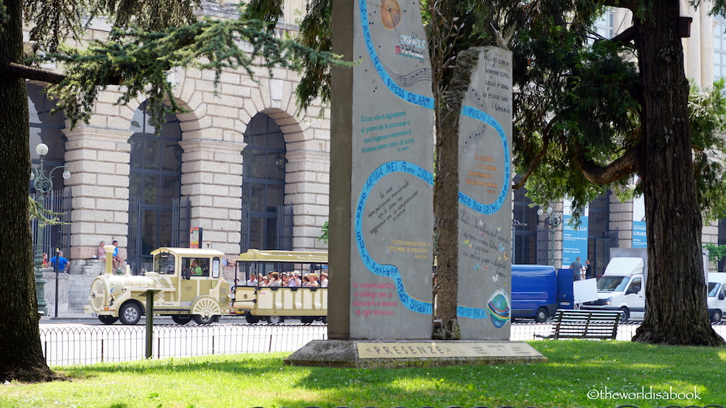 Verona peace monument