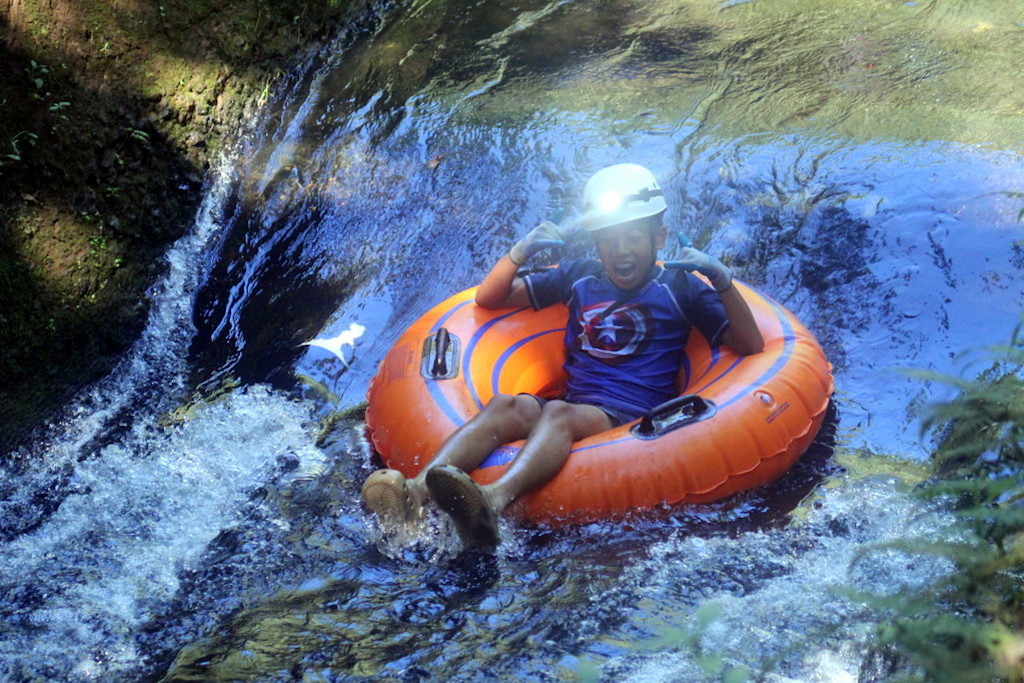 Kauai Tubing with kids