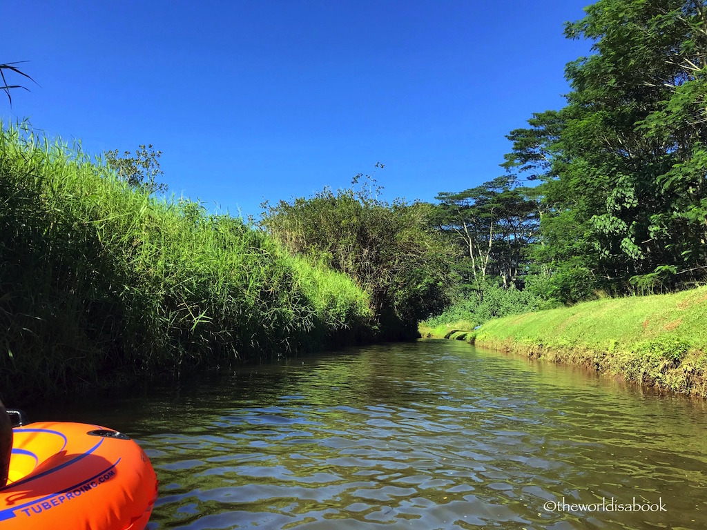 Kauai mountain tubing ditch