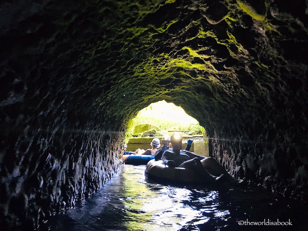 Kauai tubing tunnel 