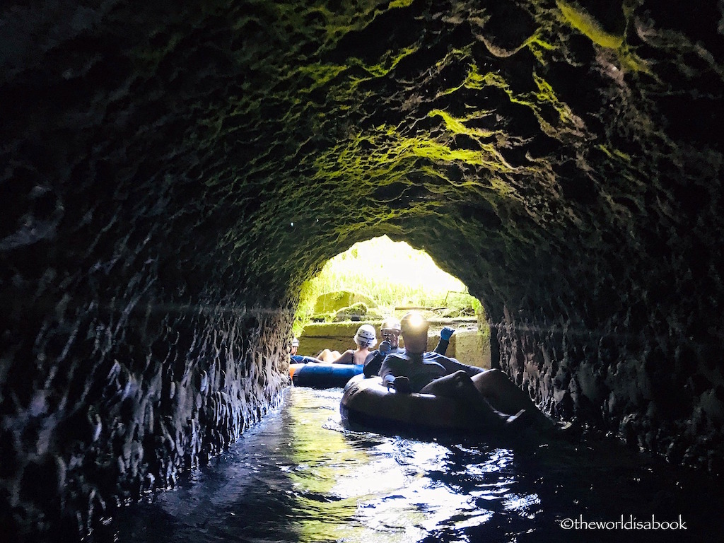 Kauai tubing tunnel