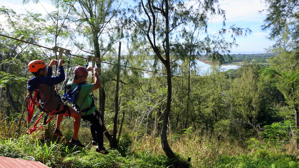 Koloa Zip line tandem