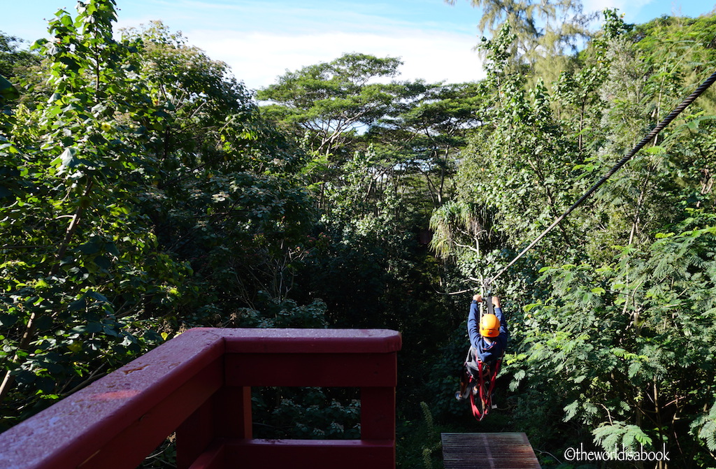 Koloa Zipline with kids