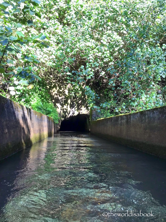 Tubing canal tunnel Kauai