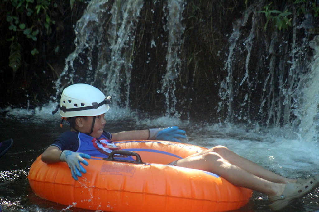 Tubing with kids Kauai