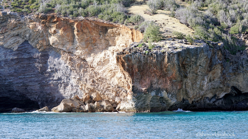 Kauai white cliff sandstones