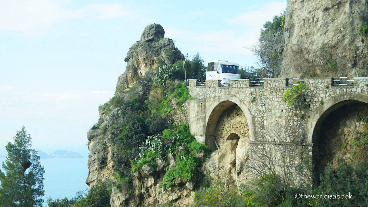 Amalfi coast road