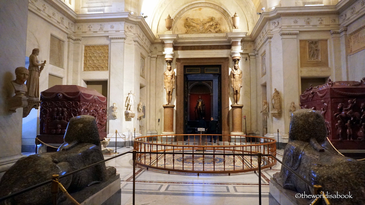 Egyptian columns Vatican Museums