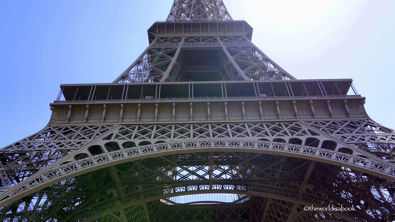 Eiffel tower close up