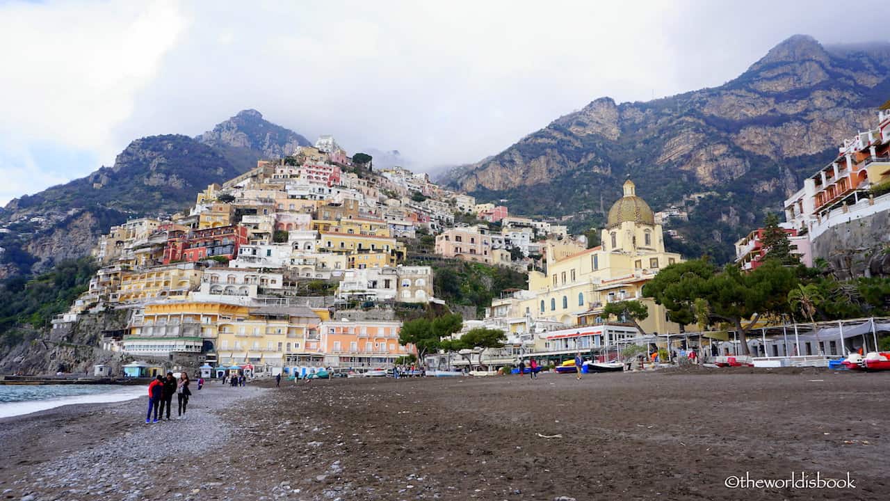 Positano Spiaggia grande with kids