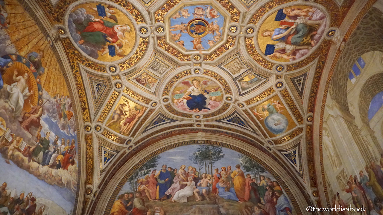 Raphael Rooms ceiling Vatican Museums