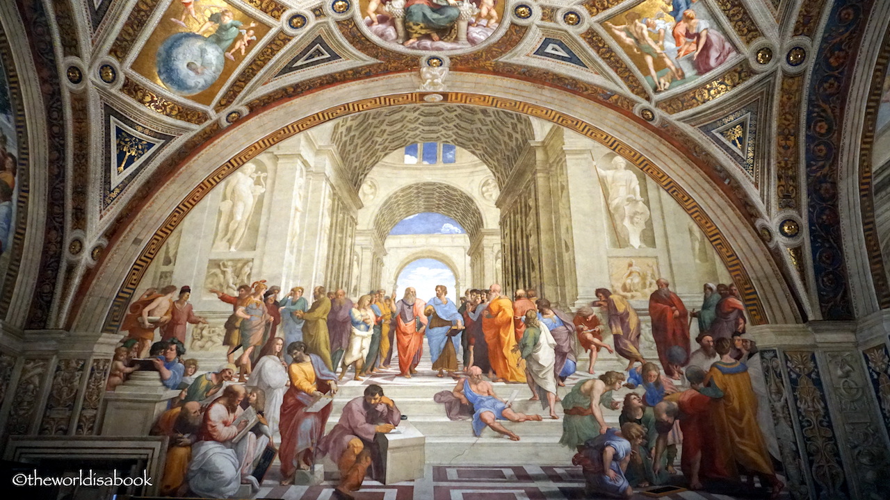 School of Athens Vatican Museums