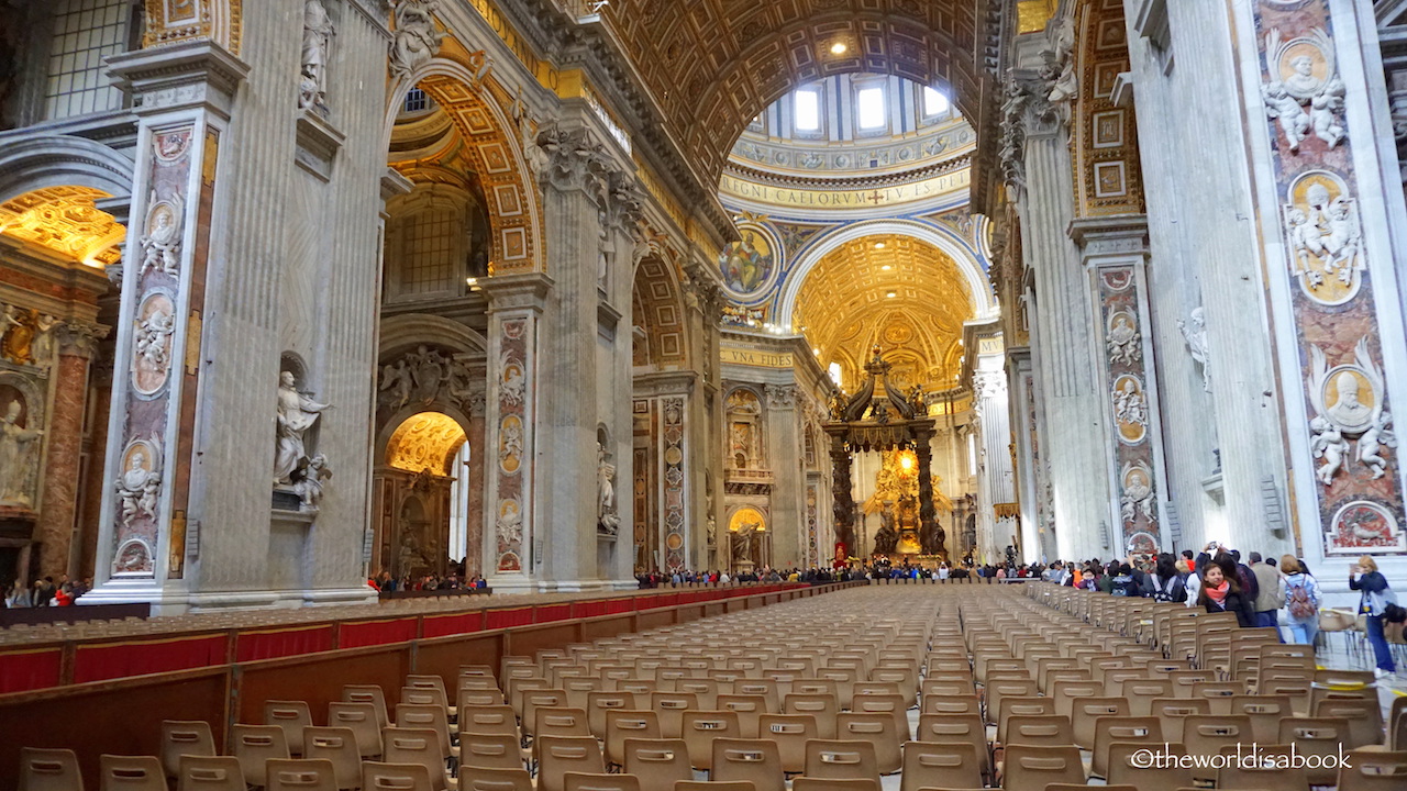 St Peter's Basilica interior