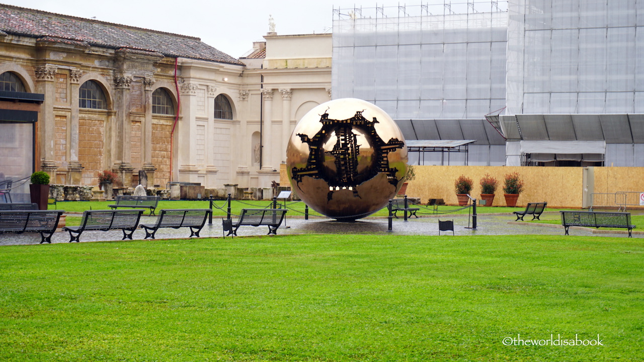 Vatican Museums courtyard