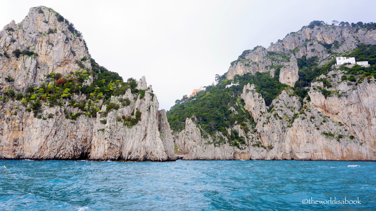 Capri Italy cliffs