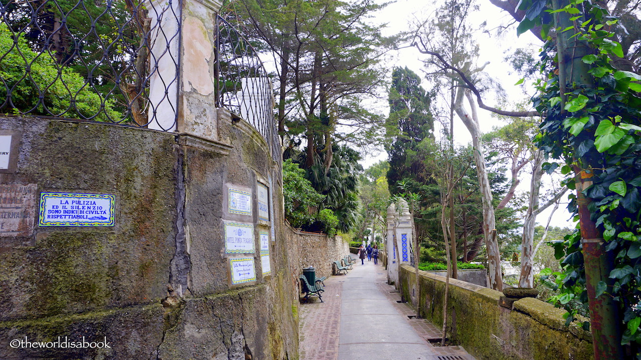 Capri pedestrian street