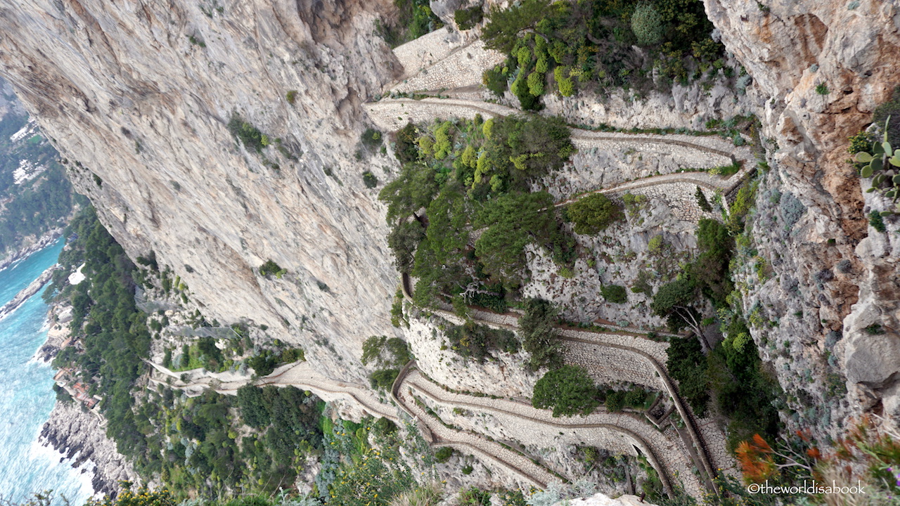Capri twisty road Via Krupp