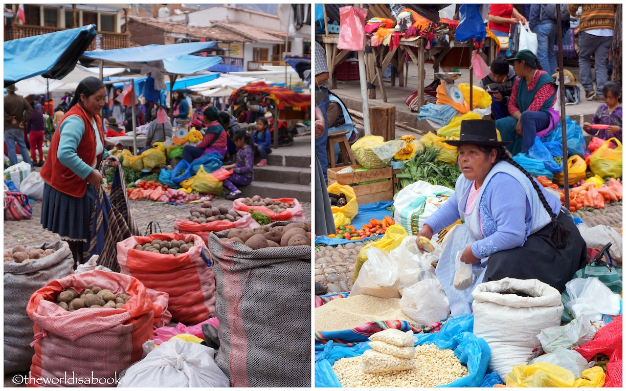 Pisac square market