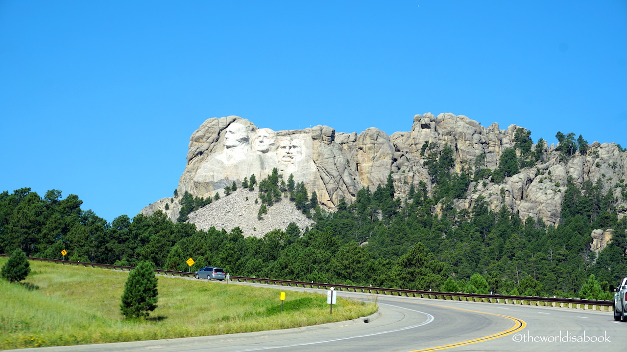 Mount Rushmore from the road