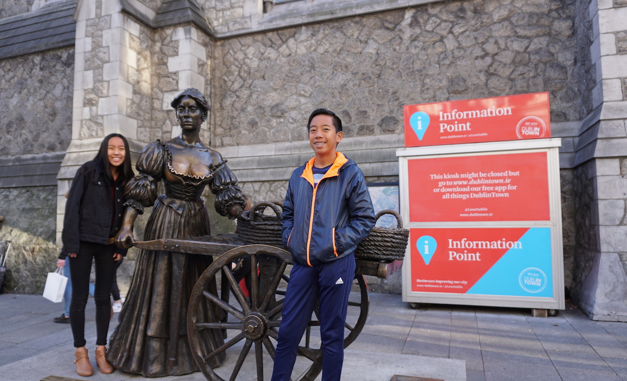 Molly Malone statue Dublin