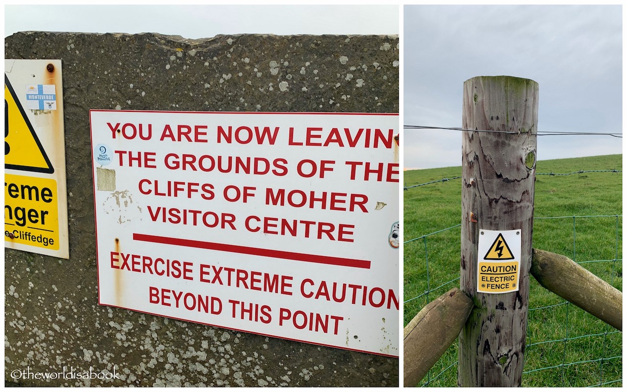 Cliffs of Moher restricted access