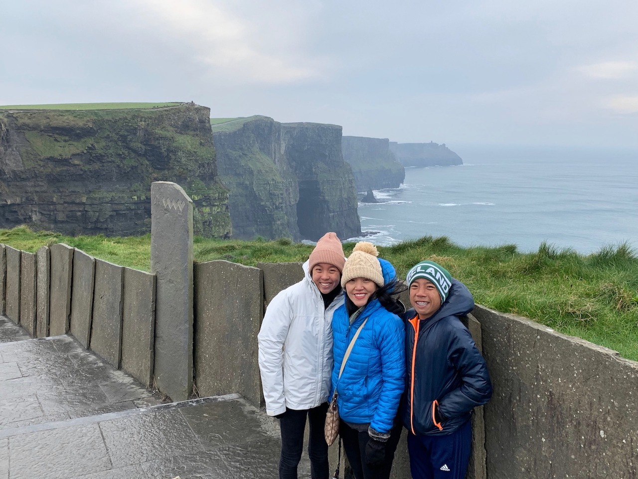 Ireland Cliffs of Moher with kids