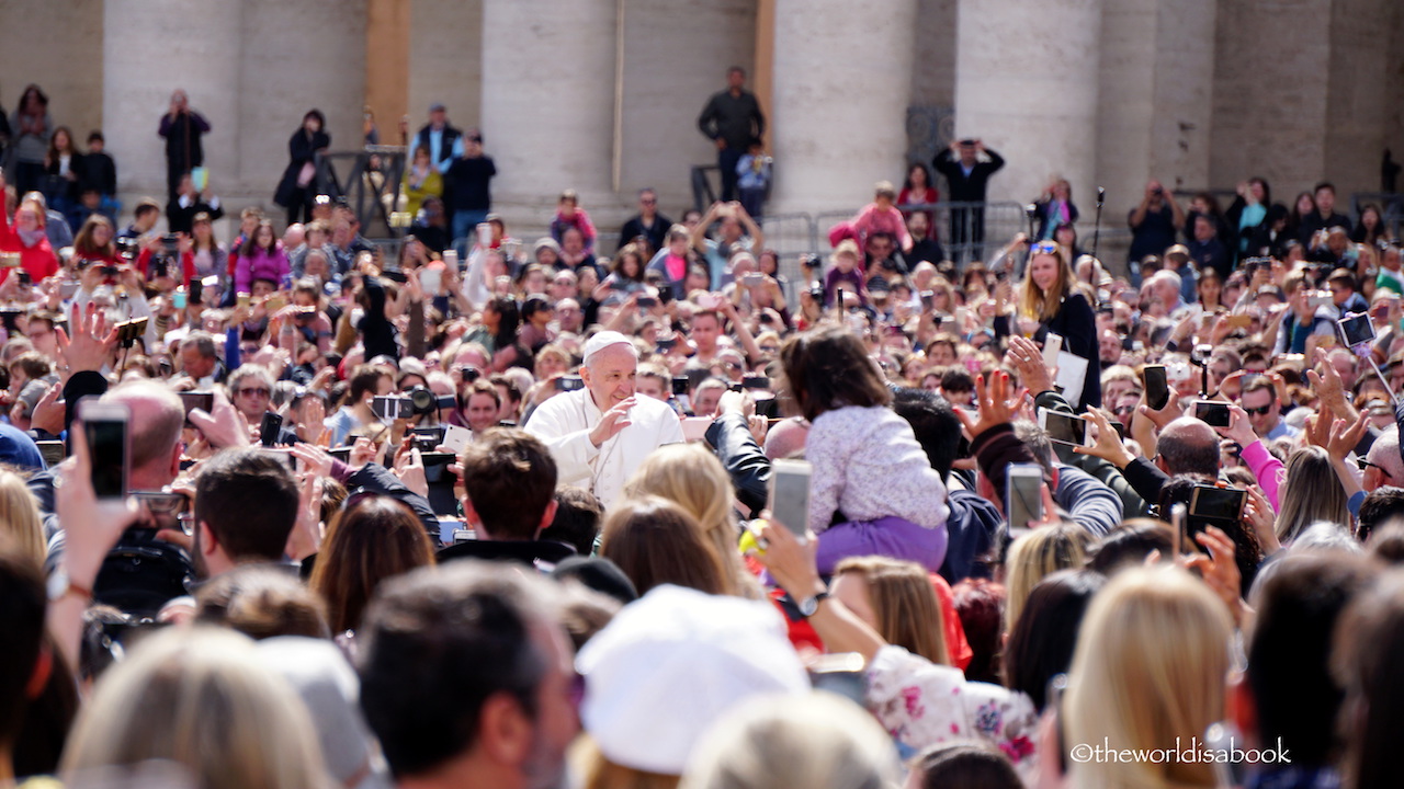 Vatican Easter Mass Pope mobile