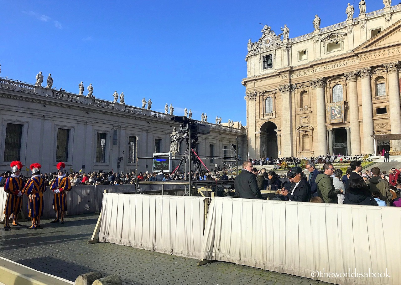 Vatican Easter mass pope mobile route