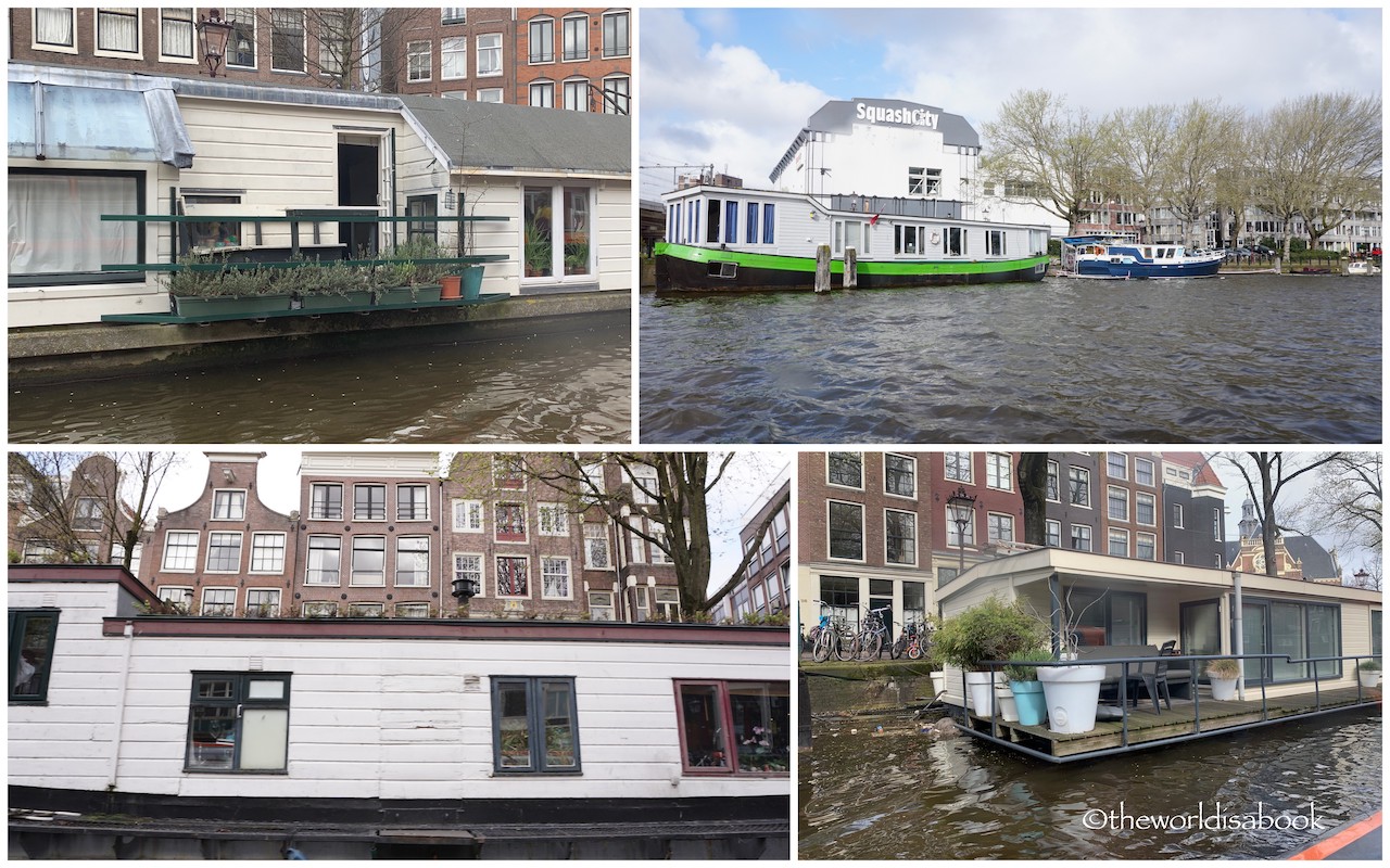 Amsterdam Canal houseboats